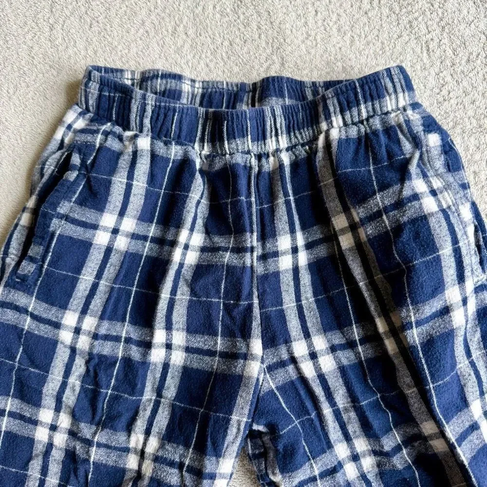 Boxercraft Boys Blue Flannel Plaid Pajama Lounge Pants